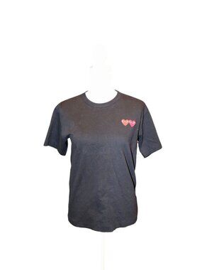 Comme Des Garçons Womens Play Black T-Shirt, Small NWT